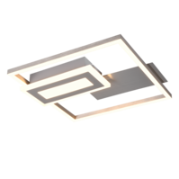 Trio SPIRO plafondlamp | LED | nikkel mat | 33 x 30 cm | IP20 Trio SPIRO plafondlamp | LED | nikkel mat | 33 x 30 cm | IP20