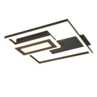 Trio SPIRO plafondlamp | LED | mat zwart | 33 x 30 cm | IP20 Trio SPIRO plafondlamp | LED | mat zwart | 33 x 30 cm | IP20
