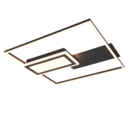 Trio Lighting Trio SPIRO plafondlamp | LED | mat zwart | 53 x 50 cm | IP20 | 1x 32W | 3800 lm | 2700-6500K | dimbaar