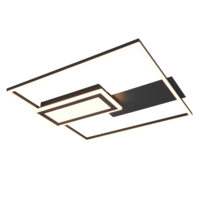 Trio SPIRO plafondlamp | LED | mat zwart | 53 x 50 cm | IP20