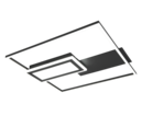 Trio Lighting Trio SPIRO plafondlamp | LED | mat zwart | 53 x 50 cm | IP20 | 1x 32W | 3800 lm | 2700-6500K | dimbaar