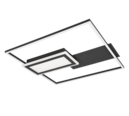 Trio Lighting Trio SPIRO LED ceiling light | 1x 32W 3700 lm 2700-6500K | black | IP20 | 6 cm
