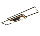 Trio Lighting Trio ALBANY LED ceiling light | 1x 37W 4300 lm 2700-6500K | black | IP20 | 8 cm