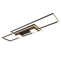 Trio ALBANY LED ceiling light | black | IP20