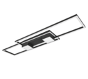 Trio Lighting Trio ALBANY LED ceiling light | 1x 37W 4300 lm 2700-6500K | black | IP20 | 8 cm