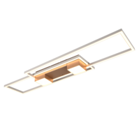 Trio ALBANY plafondlamp | LED | koffie | 100 x 28 cm | IP20