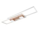 Trio Lighting Trio ALBANY plafondlamp | LED | koffie | 100 x 28 cm | IP20 | 1x 37W | 4300 lm | 2700-6500K | dimbaar
