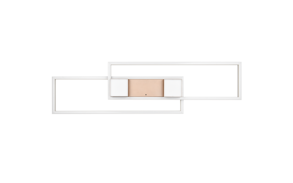 Trio Lighting Trio ALBANY LED ceiling light | 1x 37W 4300 lm 2700-6500K | mocha brown | IP20 | 8 cm