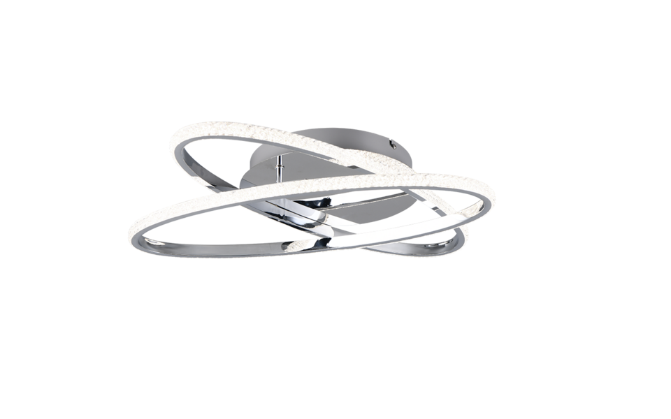 Trio Lighting Trio LANE plafondlamp | LED | chroom met transparant | 58 x 58 cm | IP20 | 1x 27W | 3500 lm | 4000K | dimbaar Trio Lighting Trio LANE plafondlamp | LED | chroom met transparant | 58 x 58 cm | IP20 | 1x 27W | 3500 lm | 4000K | dimbaar