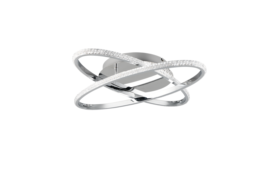 Trio Lighting Trio LANE plafondlamp | LED | chroom met transparant | 58 x 58 cm | IP20 | 1x 27W | 3500 lm | 4000K | dimbaar Trio Lighting Trio LANE plafondlamp | LED | chroom met transparant | 58 x 58 cm | IP20 | 1x 27W | 3500 lm | 4000K | dimbaar