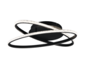 Trio Lighting Trio LANE LED ceiling light | 1x 27W 3500 lm 4000K | black | Ø 58 cm | IP20 | 9 cm