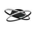 Trio Lighting Trio LANE LED ceiling light | 1x 27W 3500 lm 4000K | black | Ø 58 cm | IP20 | 9 cm