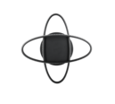 Trio Lighting Trio LANE plafondlamp | LED | mat zwart met transparant | 58 x 58 cm | IP20 | 1x 27W | 3500 lm | 4000K | dimbaar