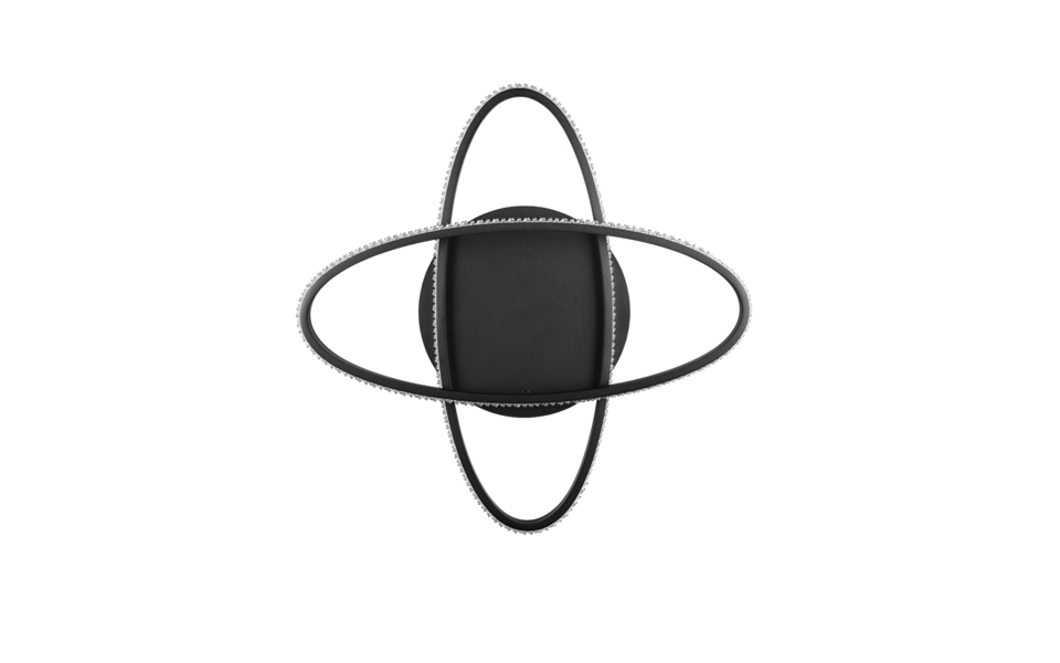 Trio Lighting Trio LANE plafondlamp | LED | mat zwart met transparant | 58 x 58 cm | IP20 | 1x 27W | 3500 lm | 4000K | dimbaar Trio Lighting Trio LANE plafondlamp | LED | mat zwart met transparant | 58 x 58 cm | IP20 | 1x 27W | 3500 lm | 4000K | dimbaar