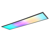 Trio BETA plafondlamp | LED | mat zwart | 119,5 x 29,5 cm | IP20