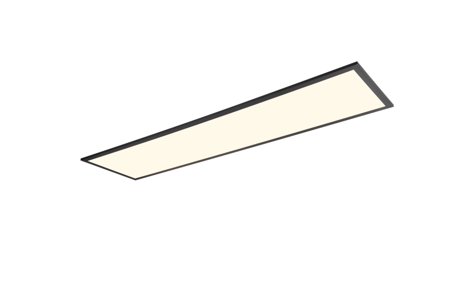 Trio Lighting Trio BETA LED ceiling light | 1x 33W 3300 lm 2700-6500K | black | IP20 | 5 cm