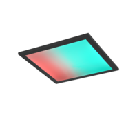 Trio BETA LED ceiling light | black | Ø 30 cm | IP20