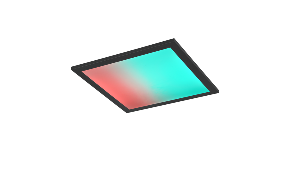 Trio Lighting Trio BETA LED ceiling light | 1x 13.5W 1350 lm 2700-6500K | black | Ø 30 cm | IP20 | 5 cm
