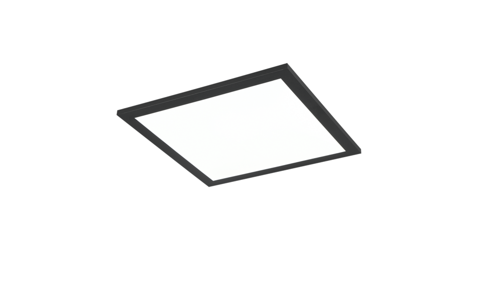 Trio Lighting Trio BETA LED ceiling light | 1x 13.5W 1350 lm 2700-6500K | black | Ø 30 cm | IP20 | 5 cm