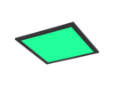 Trio Lighting Trio BETA LED ceiling light | 1x 13.5W 1350 lm 2700-6500K | black | Ø 30 cm | IP20 | 5 cm