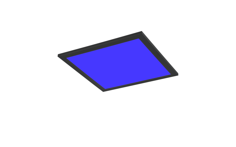 Trio Lighting Trio BETA LED ceiling light | 1x 13.5W 1350 lm 2700-6500K | black | Ø 30 cm | IP20 | 5 cm