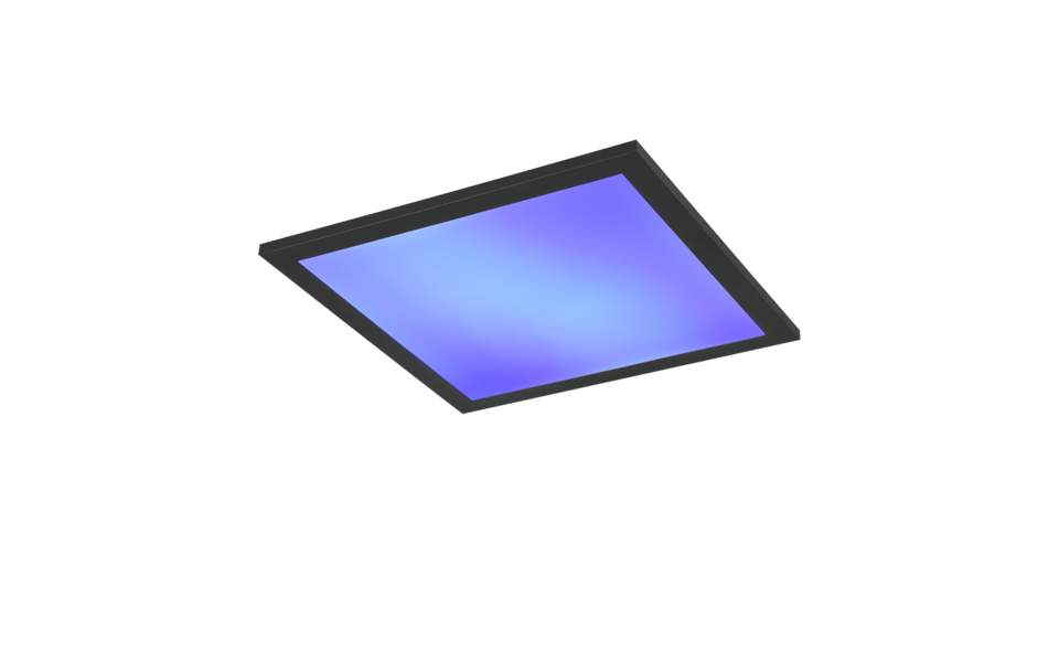 Trio Lighting Trio BETA LED ceiling light | 1x 13.5W 1350 lm 2700-6500K | black | Ø 30 cm | IP20 | 5 cm