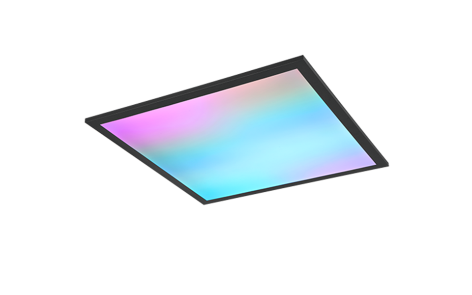 Trio Lighting Trio BETA plafondlamp | LED | mat zwart | 44,5 x 44,5 cm | IP20 | 1x 18W | 2000 lm | 2700-6500K | dimbaar