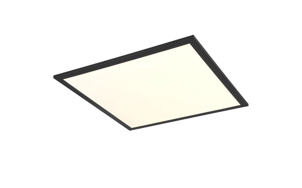 Trio Lighting Trio BETA LED ceiling light | 1x 18W 1800 lm 2700-6500K | black | Ø 45 cm | IP20 | 5 cm