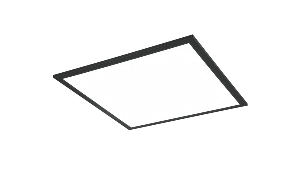 Trio Lighting Trio BETA LED ceiling light | 1x 18W 1800 lm 2700-6500K | black | Ø 45 cm | IP20 | 5 cm