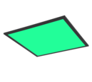 Trio Lighting Trio BETA LED ceiling light | 1x 18W 1800 lm 2700-6500K | black | Ø 45 cm | IP20 | 5 cm
