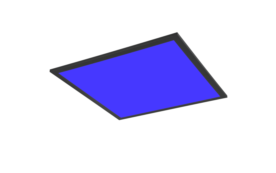 Trio Lighting Trio BETA LED ceiling light | 1x 18W 1800 lm 2700-6500K | black | Ø 45 cm | IP20 | 5 cm