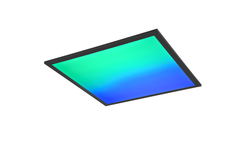 Trio Lighting Trio BETA LED ceiling light | 1x 18W 1800 lm 2700-6500K | black | Ø 45 cm | IP20 | 5 cm