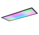 Trio Lighting Trio BETA plafondlamp | LED | mat zwart | 80 x 29,5 cm | IP20 | 1x 31W | 3550 lm | 2700-6500K | dimbaar