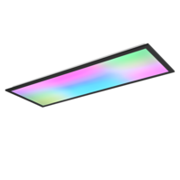Trio BETA LED ceiling light | black | IP20