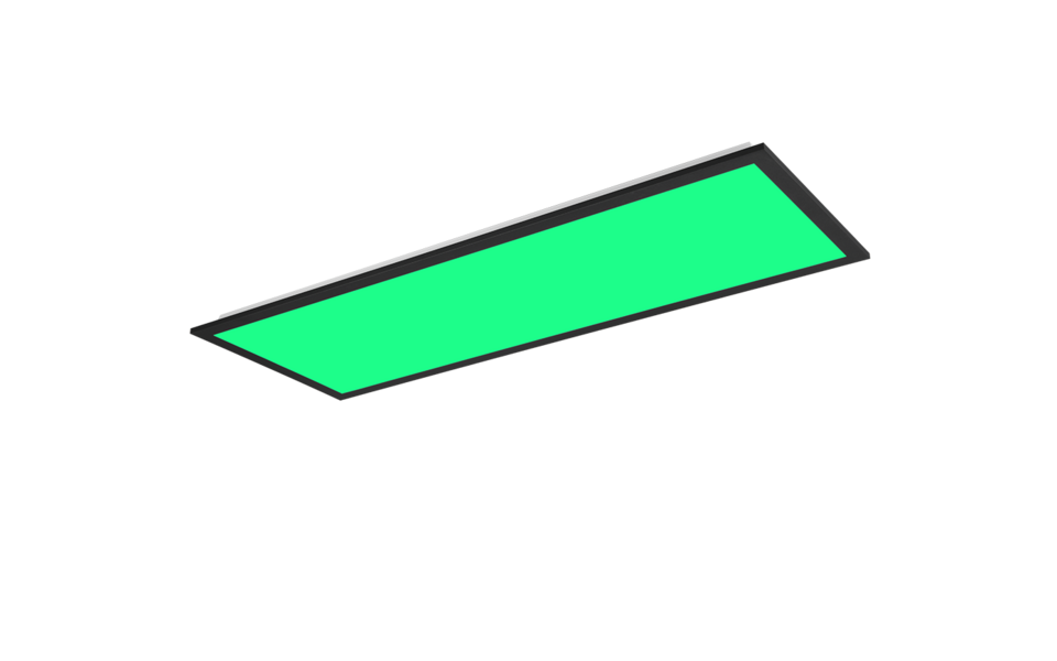 Trio Lighting Trio BETA plafondlamp | LED | mat zwart | 80 x 29,5 cm | IP20 | 1x 31W | 3550 lm | 2700-6500K | dimbaar
