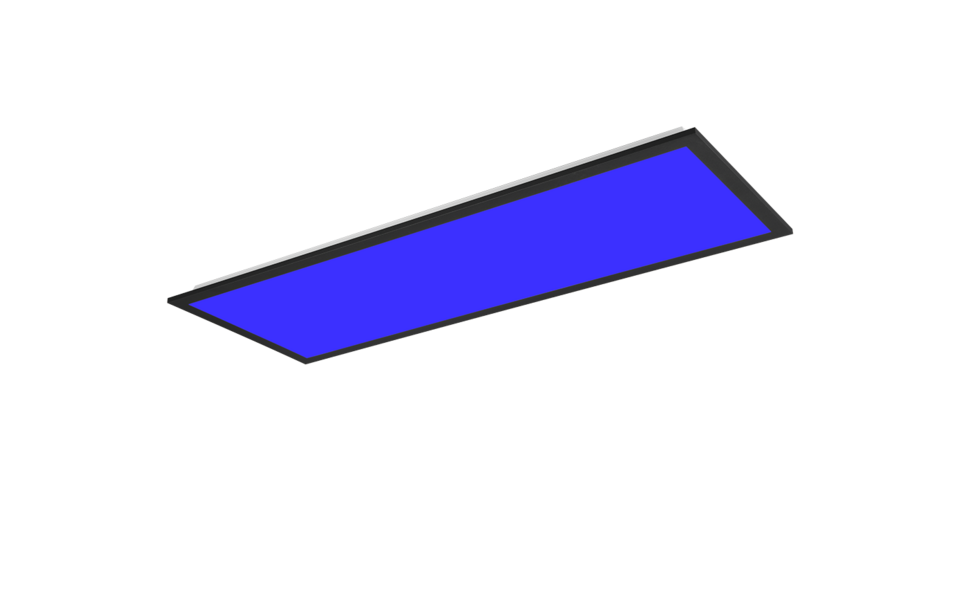 Trio Lighting Trio BETA LED ceiling light | 1x 33W 3300 lm 2700-6500K | black | IP20 | 5 cm