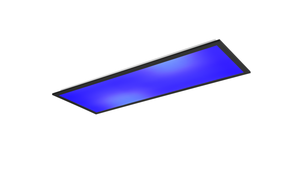 Trio Lighting Trio BETA plafondlamp | LED | mat zwart | 80 x 29,5 cm | IP20 | 1x 31W | 3550 lm | 2700-6500K | dimbaar