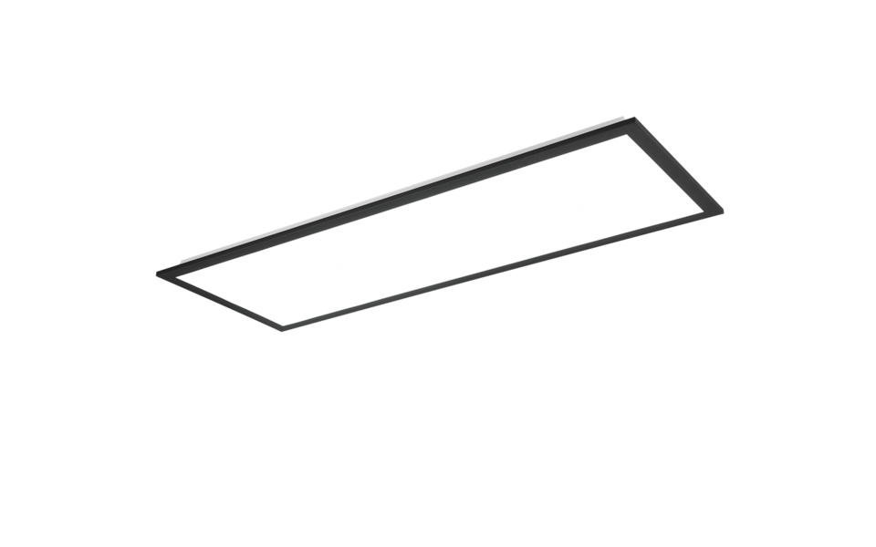 Trio Lighting Trio BETA LED ceiling light | 1x 33W 3300 lm 2700-6500K | black | IP20 | 5 cm