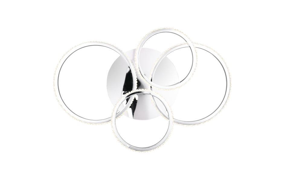 Trio Lighting Trio CIRES LED ceiling light | 1x 27W 3400 lm 4000K | IP20 | 8.5 cm