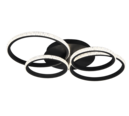 Trio Lighting Trio CIRES LED ceiling light | 1x 27W 3400 lm 4000K | black | IP20 | 8.5 cm