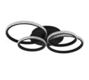 Trio Lighting Trio CIRES LED ceiling light | 1x 27W 3400 lm 4000K | black | IP20 | 8.5 cm