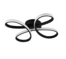 Trio Lighting Trio FLY LED ceiling light | 1x 22W 2600 lm 3000K | black | Ø 40 cm | IP20 | 7.5 cm