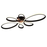 Trio FLY LED ceiling light | black | IP20