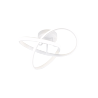 Trio MEO LED ceiling light | chrome | Ø 40 cm | IP20