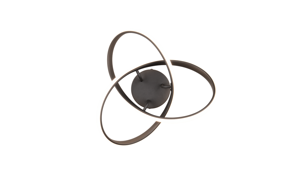Trio Lighting Trio MEO plafondlamp | LED | mat zwart | Ø 40 cm | IP20 | 1x 15W | 1800 lm | 3000K Trio Lighting Trio MEO plafondlamp | LED | mat zwart | Ø 40 cm | IP20 | 1x 15W | 1800 lm | 3000K