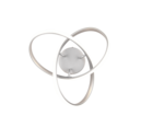 Trio Lighting Trio MEO LED ceiling light | 1x 15W 1800 lm 3000K | titanium | Ø 40 cm | IP20 | 15 cm