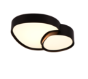 Trio Lighting Trio RISE plafondlamp | LED | mat zwart | 43,5 x 36 cm | IP20 | 1x 21W | 2400 lm | 2700-6500K | dimbaar