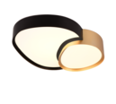 Trio Lighting Trio RISE plafondlamp | LED | zwart met goud | 43,5 x 36 cm | IP20 | 1x 21W | 2400 lm | 2700-6500K | dimbaar
