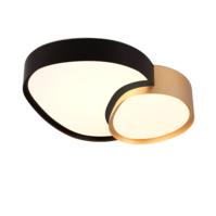 Trio RISE LED ceiling light | black/gold | IP20 Trio RISE LED ceiling light | black/gold | IP20