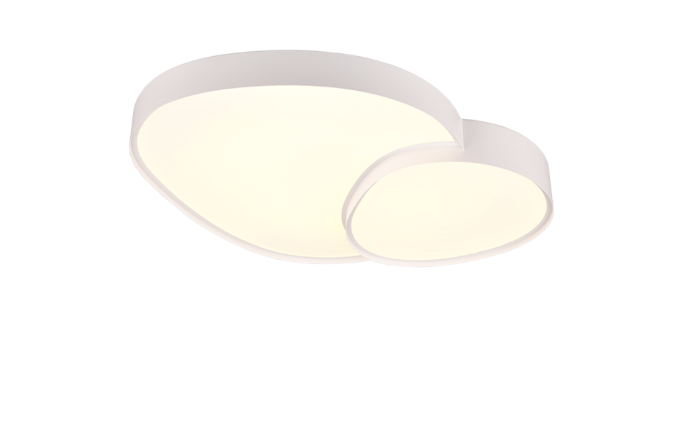 Trio Lighting Trio RISE plafondlamp | LED | wit mat | 77 x 63,5 cm | IP20 | 1x 45W | 5300 lm | 2700-6500K | dimbaar
